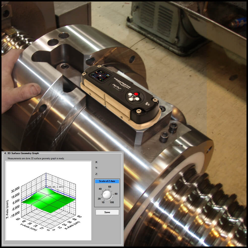 Digipas inclineometer angle measurement