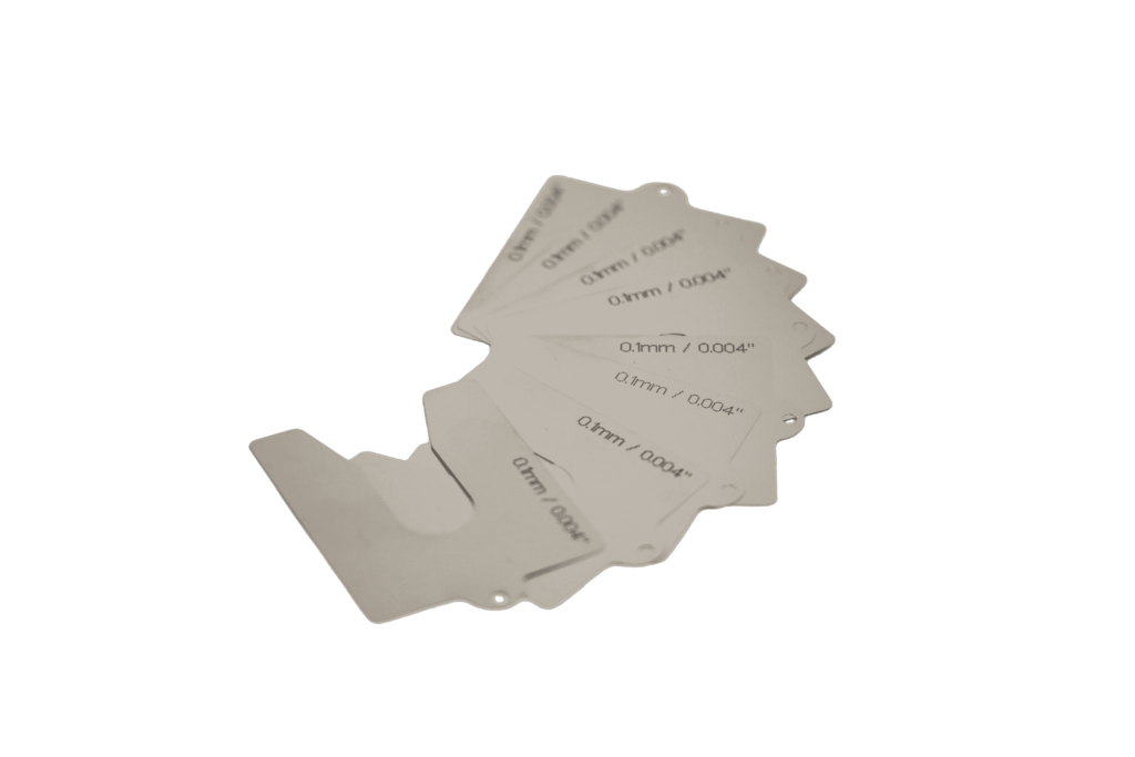 Formtec Shims Permabloc shims for high quality shims for machine installation